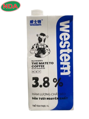 Sữa tươi nguyên chất WESTERN (Fat 3.8%)