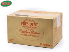 Bơ phe lạt 1kg/cây Presedent, 10kg/thùng
