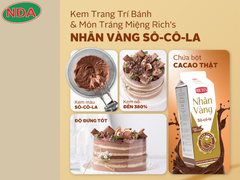 Kem trang trí bánh Rich's nhãn vàng Sô cô la 907g