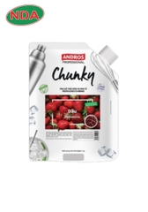 Mứt dâu Chunky Andros 1kg/túi