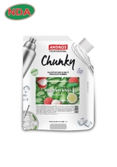 Mứt Vải Nha đam Chunky 1kg/túi Andros