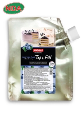 Mứt việt quất xác Top and Filing Andros 900g/túi, 8 túi/thùng