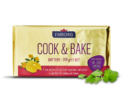 Bơ lạt Cook and Bake Emborg 200gr/cục
