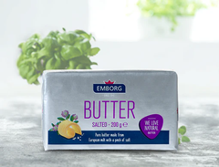 bơ mặn 80% béo Emborg 200gr