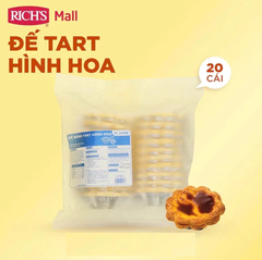 Đế tart trứng hình hoa 20c/túi Rich