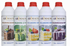 Hương Kularome màu nhiều mùi vị 1kg/chai Mauri