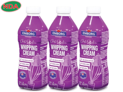 EMBORG Whipping Cream 35,1% béo 1l/chai , thùng 12 chai