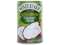 Nước cốt dừa lon 400g. 24lon/thùng Wonderfarm