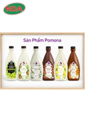 Sốt Vani / Đậu phộng / Socola Pomona 2kg/chai, 6 chai/thùng
