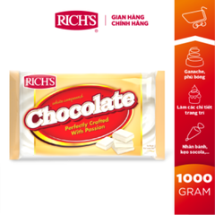 Socola thỏi trắng 1kg/túi, 10kg/thùng Rich