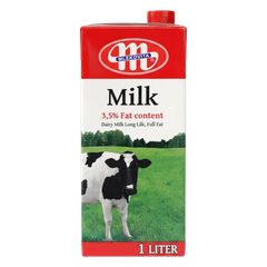 Sữa tươi béo nguyên kem Balan đỏ 1L 3.5% Mleko