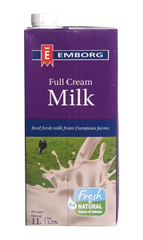 Sữa tươi béo nguyên kem Emborg Đan Mạch 1L/hộp
