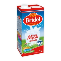 Sữa tươi béo nguyên kem tiệt trùng 1L/hộp Bridel 3.5% béo