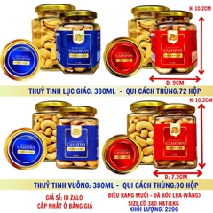 Điều vị (tỏi ớt/phô mai/cf/sữa dừa /gừng/socola...) - hộp nắp vặn 220g