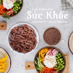 Nui Sala gạo lứt hình ống