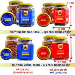 Khô bò XÉ - hộp nắp vặn 150g