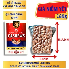 Điều vàng ( đã bóc lụa ) SIZE Cồ  - hộp giấy -chân ko 500g