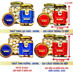 Mắc ca nhân - Size Lớn - hộp nắp vặn 220g