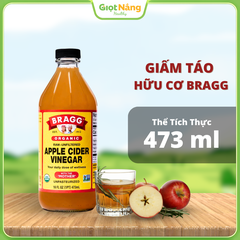 Giấm táo Bragg chai nhỏ 473 ml
