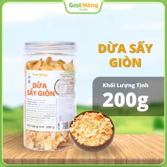 Dừa Sấy Giòn Hộp 200 g