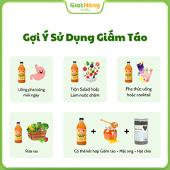 Giấm táo Bragg chai nhỏ 473 ml