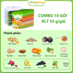 Granola Không Chiên Vẫn Ngon Combo 10 Gói 35 g/gói