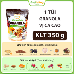 Granola Không Chiên Vẫn Ngon Vị Ca Cao 350 g