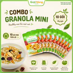 Granola Không Chiên Vẫn Ngon Combo 10 Gói 35 g/gói