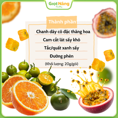 Trà Chanh Dây Kim Quất Combo 10 Gói 20 g/gói