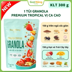 Premium Tropical Granola Ngũ cốc Vị Ca Cao 300 g
