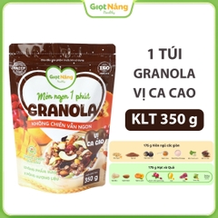 Granola Không Chiên Vẫn Ngon Vị Ca Cao 350 g
