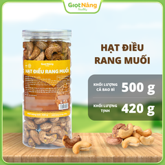 Hạt Điều Rang Muối Hũ 420 g