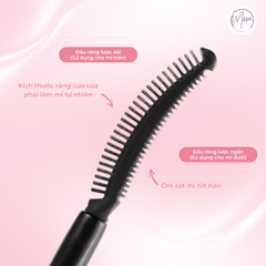 MASCARA UKISS GIÚP ĐỊNH HÌNH & GIỮ NẾP LÂU | MI DÀY, CONG, KHÔNG VÓN CỤC