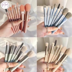 Bộ Cọ Makeup Cá Nhân 8 Cây Mini, Đầu Lông Mềm Mại, Chuyên Nghiệp, Dễ Dùng, Bền Đẹp