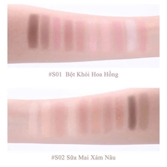 [VEECCI] Bảng Phấn Mắt 10 Ô Mini – Nhỏ Gọn, Đa Năng & Chuẩn Màu (4.2g)