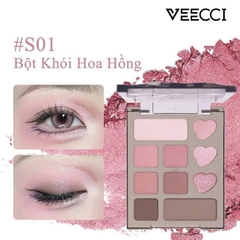 [VEECCI] Bảng Phấn Mắt 10 Ô Mini – Nhỏ Gọn, Đa Năng & Chuẩn Màu (4.2g)