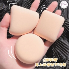 SET 3 MÚT TRANG ĐIỂM PIPL - SỬ DỤNG CẢ KHÔ VÀ ƯỚT, TÁN NỀN MỊN ĐỀU, KHÔNG GÂY MỐC NỀN