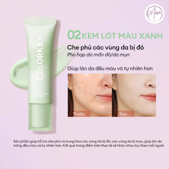 KEM LÓT COLORKEY 30G - NÂNG TÔNG, HIỆU CHỈNH MÀU DA XỈN