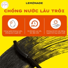 MASCARA LEMONADE SOARING | CHUỐT MI CONG DÀI TƠI MI, CHỐNG NƯỚC, KHÔNG VÓN CỤC, KHÔNG LEM