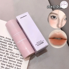 SON THỎI KAKASHOW ĐA CHỨC NĂNG - DÙNG LÀM SON MÔI VÀ MÁ HỒNG, ĐẦU CỌ BẰNG MÚT XỐP, LÊN MÀU TỰ NHIÊN, DỄ TÁN