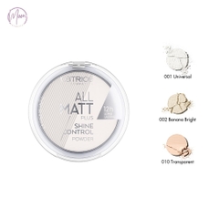 PHẤN PHỦ NÉN CATRICE KIỀM DẦU 01 – MỊN LÌ, KIỂM SOÁT NHỜN, HOÀN THIỆN LỚP MAKEUP