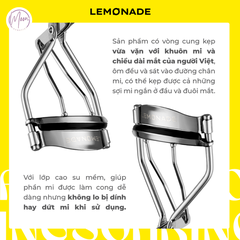 KẸP MI LEMONADE EYELASH CURLER - THIẾT KẾ CHỐNG KẸP MÍ, TẠO NẾP LÂU DÀI