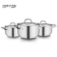 Bộ nồi Inox Barazzoni CHEF LINE
