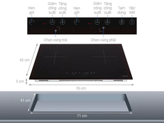 Bếp từ 2 vùng nấu Hafele HC-IS772EA