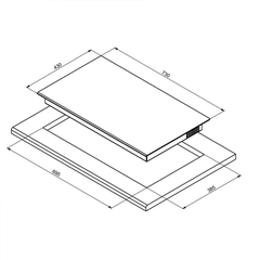 Bếp từ 2 vùng nấu Hafele HC-I7326B