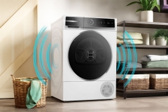 Máy sấy bơm nhiệt Bosch 9kg WQB245B0SG Serie 8
