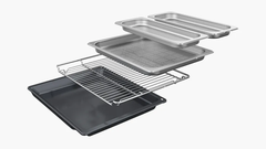 Lò nướng kết hợp hấp Bosch CSG7361B1 Serie 8