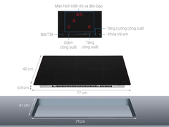 Bếp từ 3 vùng nấu Hafele HC-I773D