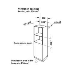 Lò nướng kết hợp vi sóng âm tủ Hafele HCO-8T50A Series 800