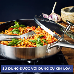 Chảo chống dính phủ tinh thể kim cương cao cấp blue diamond 20cm